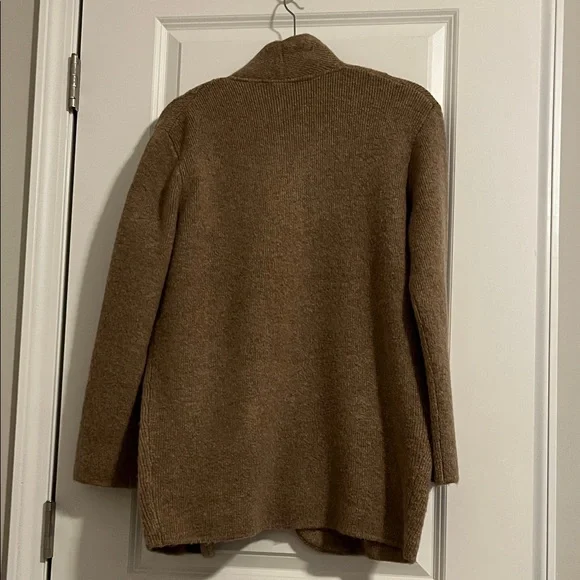 J. Crew Women's Cocoon Tan Cardigan Sweater - Picture 5 of 5
